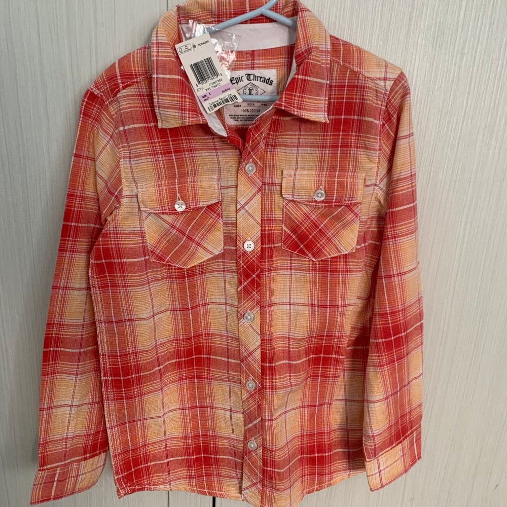 Epic Threads Button Down boys size 6